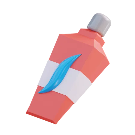 3 D Illustration Of Toothpaste 3D Icon