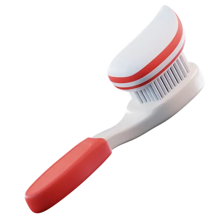 Toothpaste And Toothbrush  3D Icon