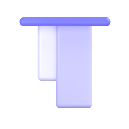 Top-align 3D Icon