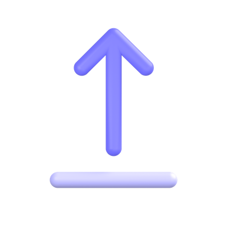 Top-alignment  3D Icon