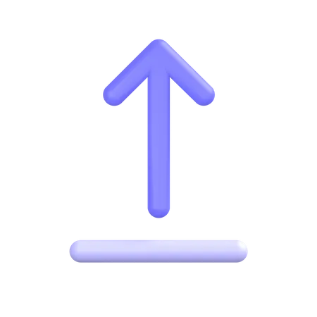 Top-alignment  3D Icon