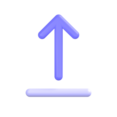 Top-alignment  3D Icon