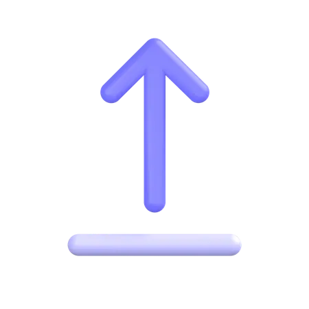 Top-alignment  3D Icon