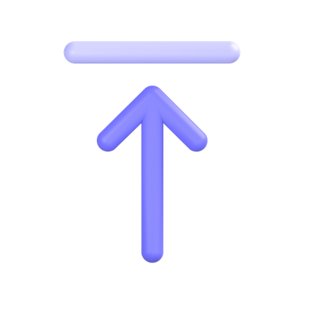 Top-alignment  3D Icon