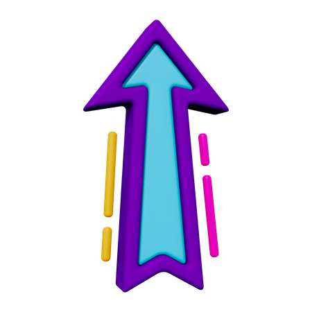 Top Arrow  3D Icon