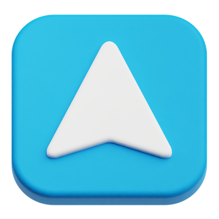 Top Arrow  3D Icon