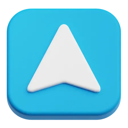Top Arrow  3D Icon