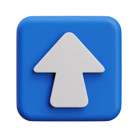 Top Arrow  3D Icon