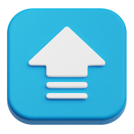 Top Arrow  3D Icon