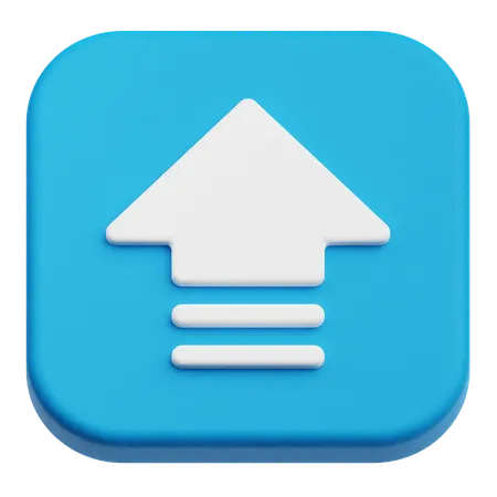 Top Arrow  3D Icon