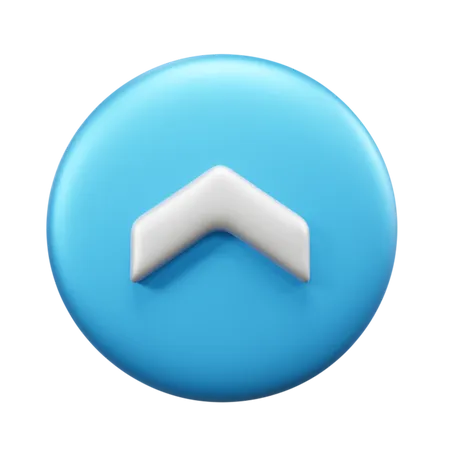 Top Arrow  3D Icon