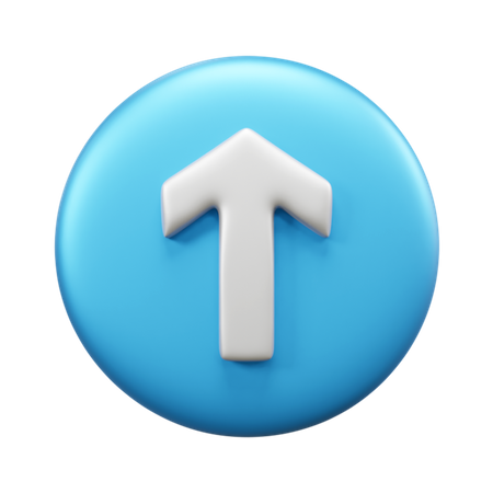 Top Arrow  3D Icon