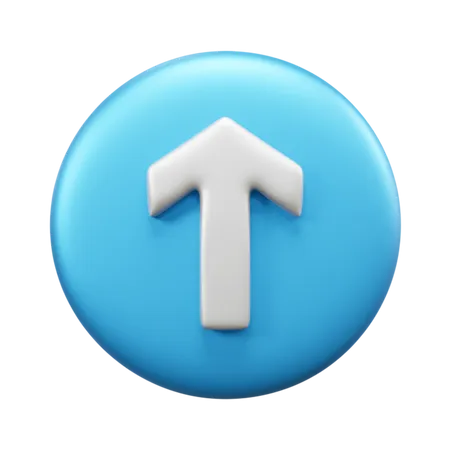 Top Arrow  3D Icon