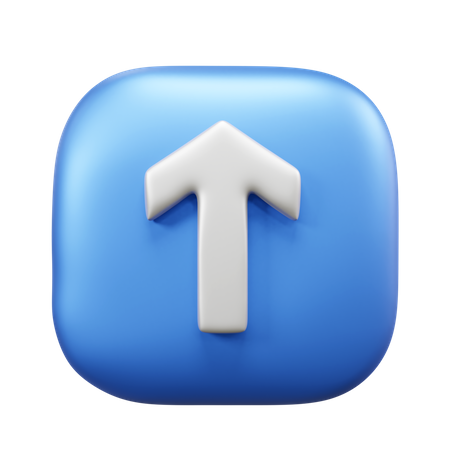 Top Arrow  3D Icon