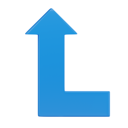 Top Arrow  3D Icon