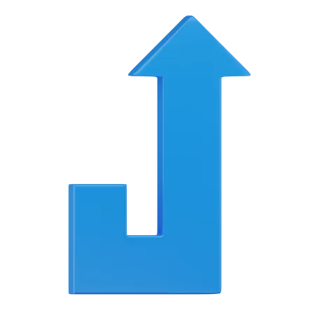 Top Arrow  3D Icon