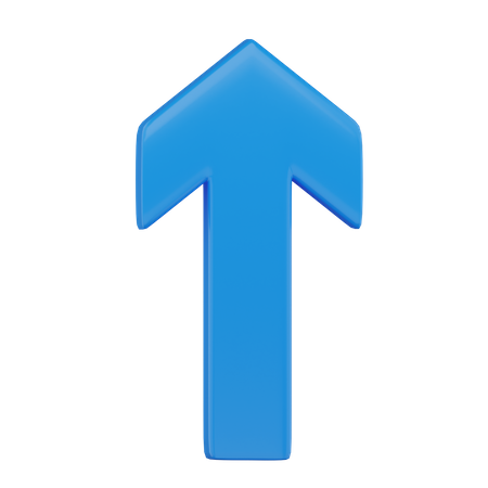 Top Arrow  3D Icon