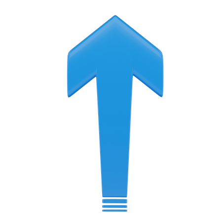 Top Arrow  3D Icon