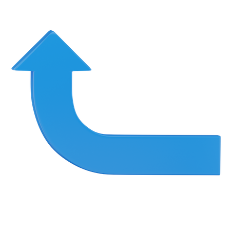 Top Arrow  3D Icon