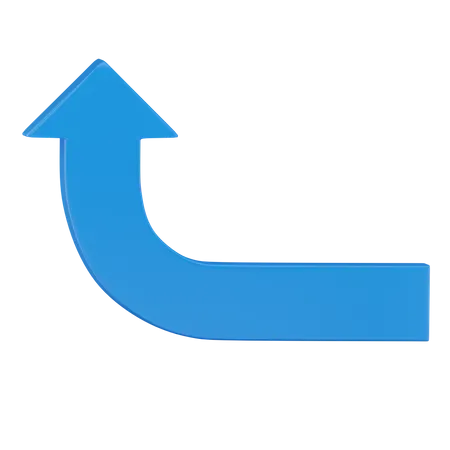 Top Arrow  3D Icon