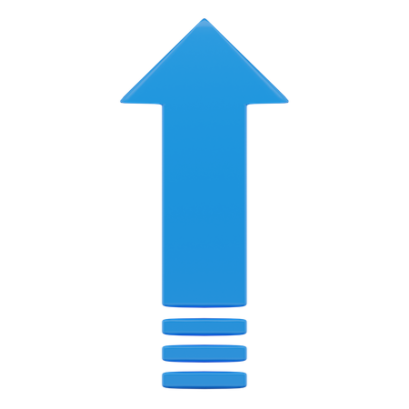 Top Arrow  3D Icon