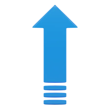 Top Arrow  3D Icon