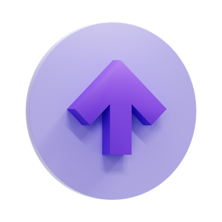 Top Arrow  3D Icon