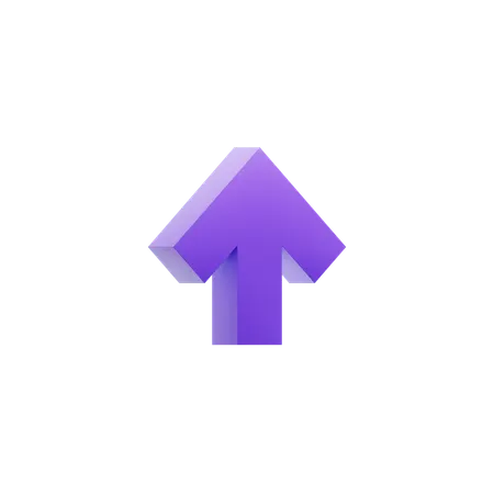 Top Arrow  3D Icon