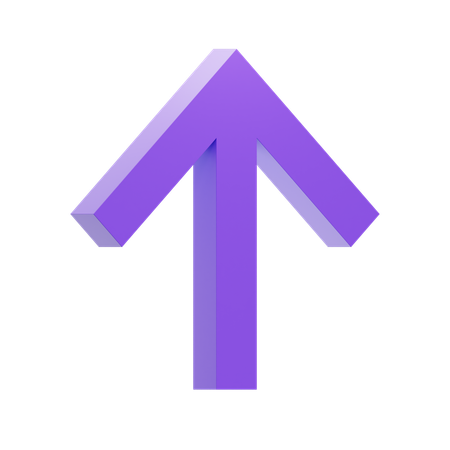 Top Arrow  3D Icon