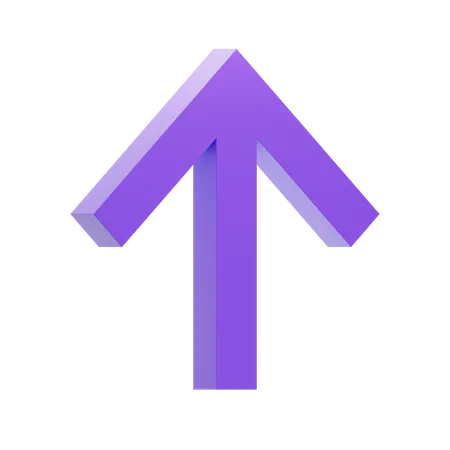 Top Arrow  3D Icon