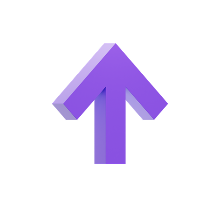 Top Arrow  3D Icon