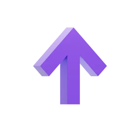 Top Arrow  3D Icon