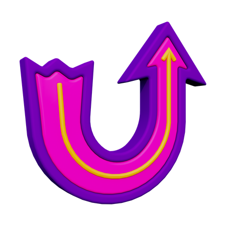 Top Arrow  3D Icon