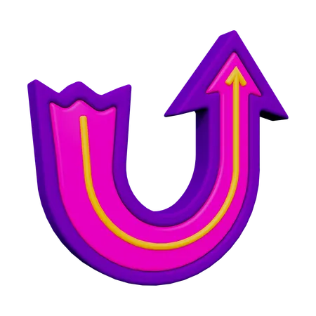 Top Arrow  3D Icon