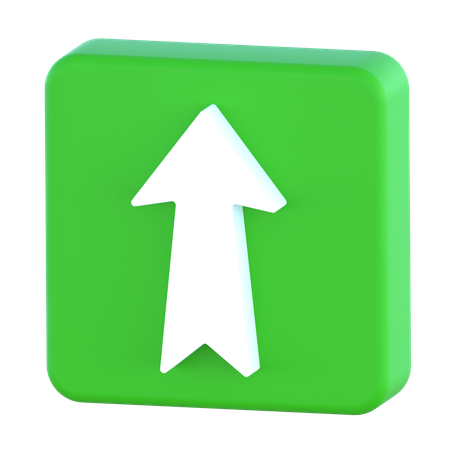 Top Arrow  3D Icon