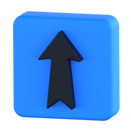 Top Arrow  3D Icon