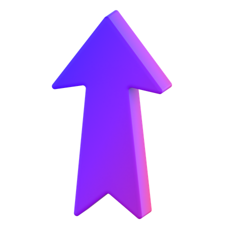 Top Arrow  3D Icon