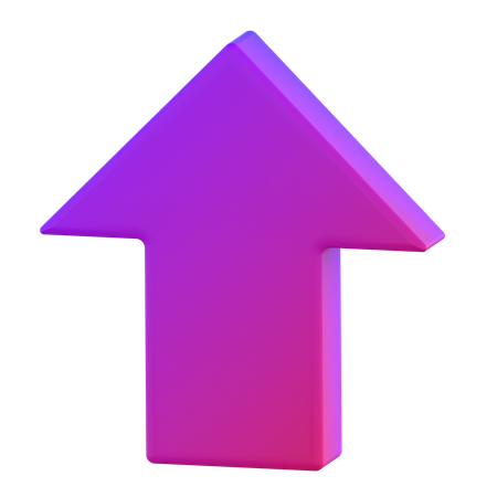Top Arrow  3D Icon