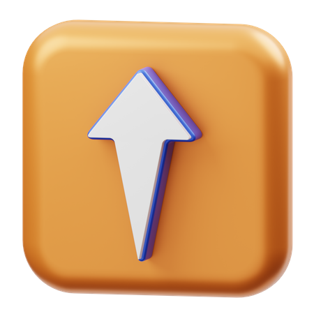 Top Arrow  3D Icon
