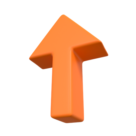 Top Arrow  3D Icon