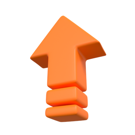 Top Arrow  3D Icon