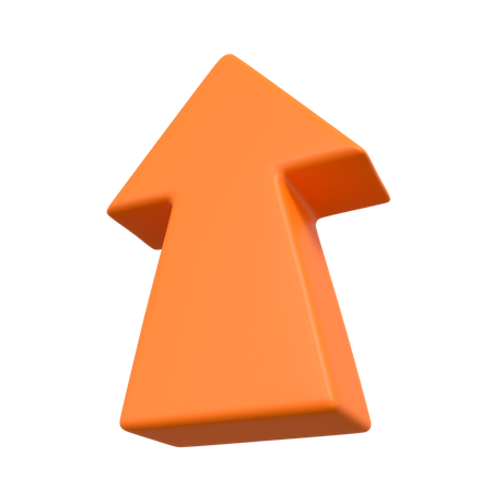 Top Arrow  3D Icon