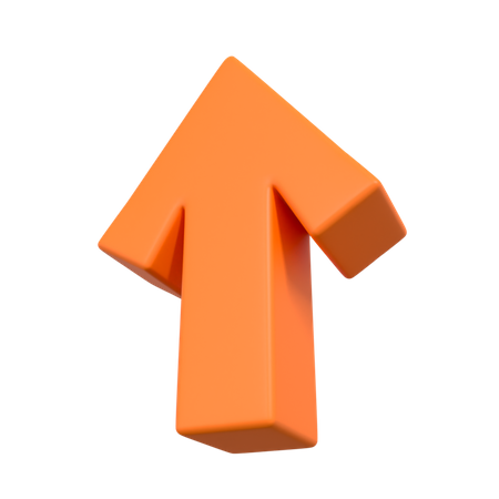 Top Arrow  3D Icon
