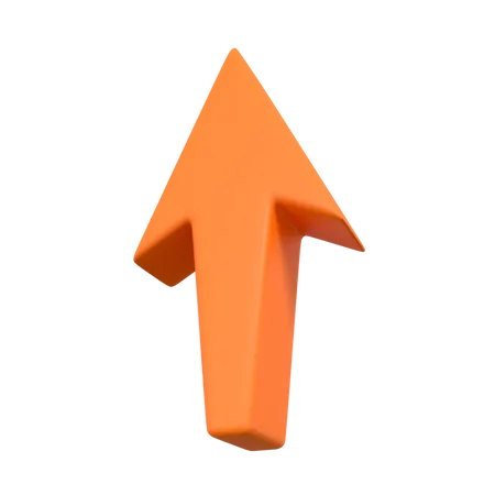 Top Arrow  3D Illustration