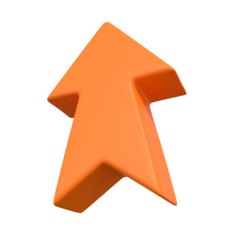 Top Arrow  3D Illustration