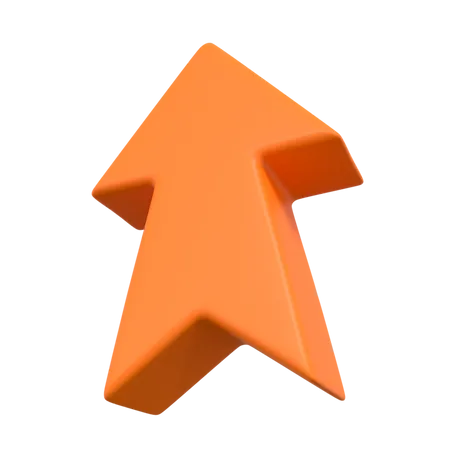 Top Arrow  3D Illustration