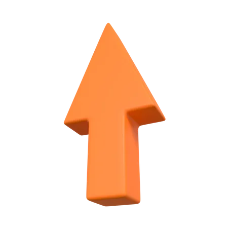 Top Arrow  3D Illustration