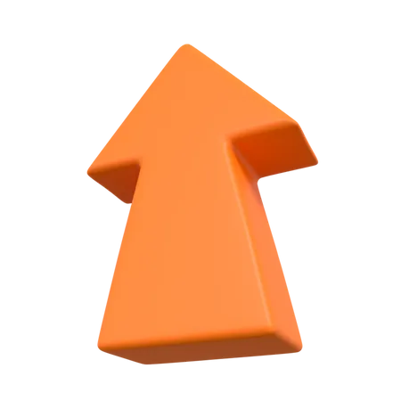 Top Arrow  3D Illustration