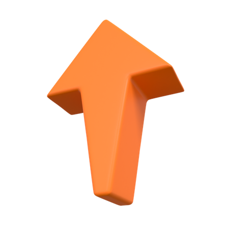 Top Arrow  3D Illustration