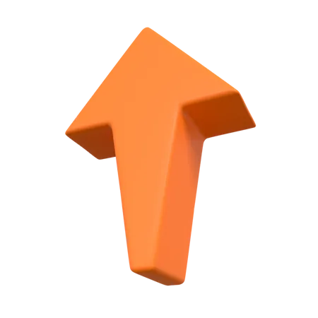 Top Arrow  3D Illustration